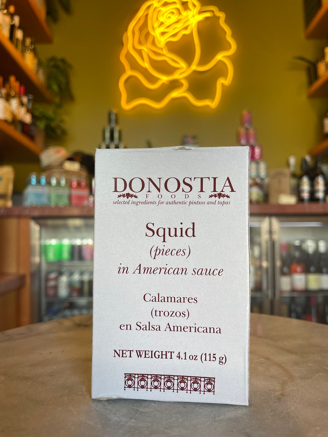 Donostia Calamares in Salsa Americana (4 oz tin)