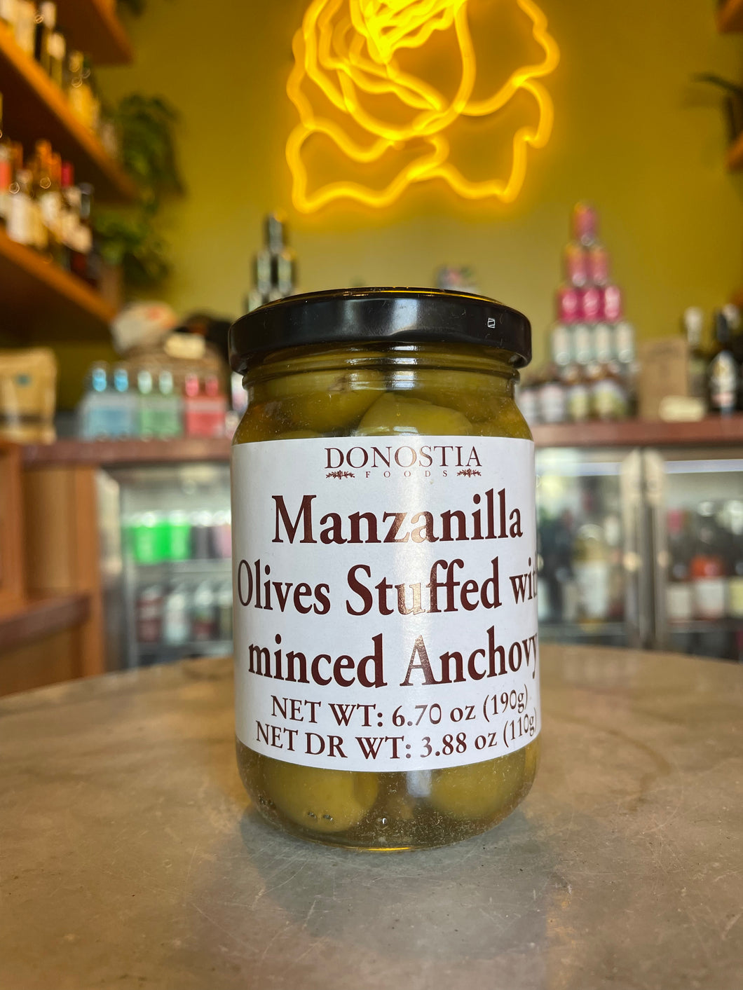 Donostia Manzanilla Olives Stuffed with Anchovy